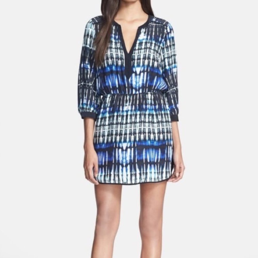 Parker Mallory silk shirt dress - S